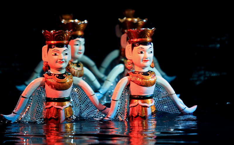 越南广西风情游之三越南水上木偶