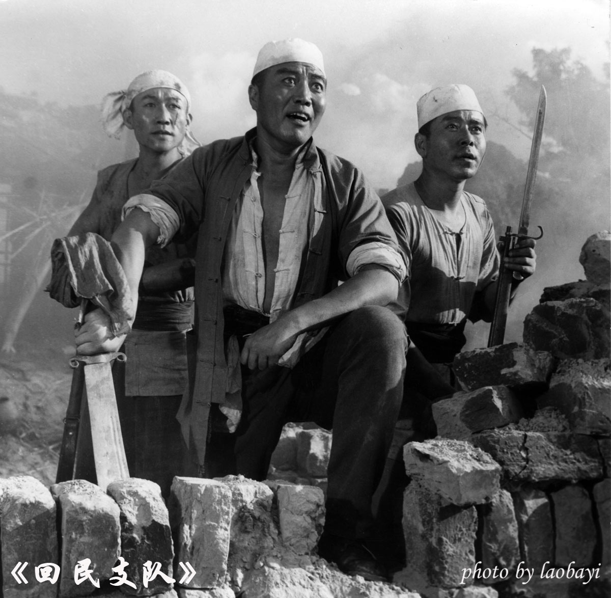 翻拍抗日战争题材影片剧照