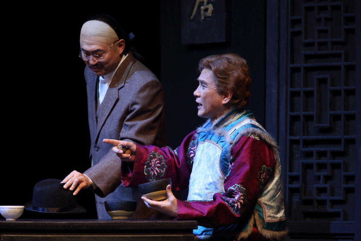 话剧王府井排空舞台摄影作品