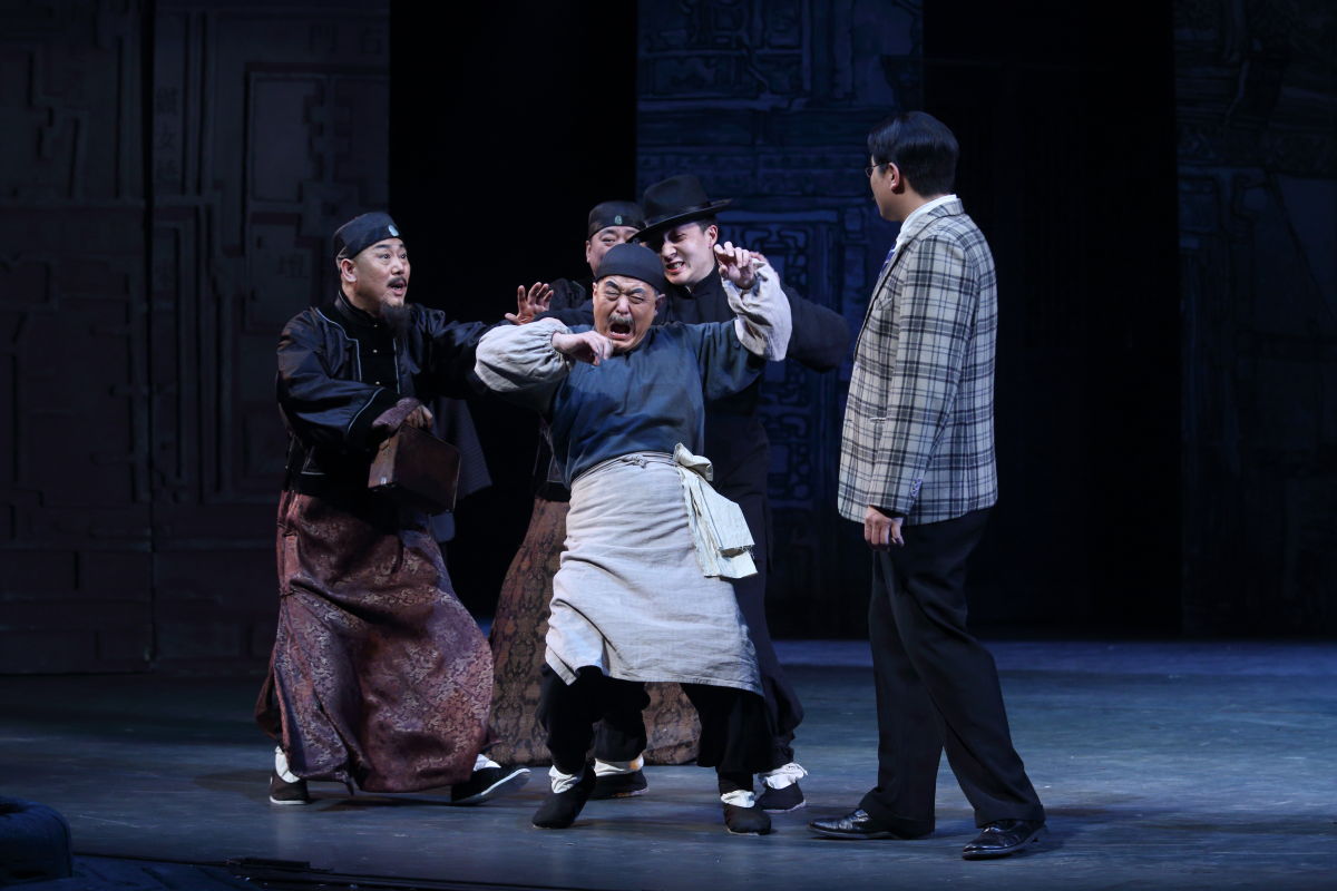 话剧王府井排空舞台摄影作品