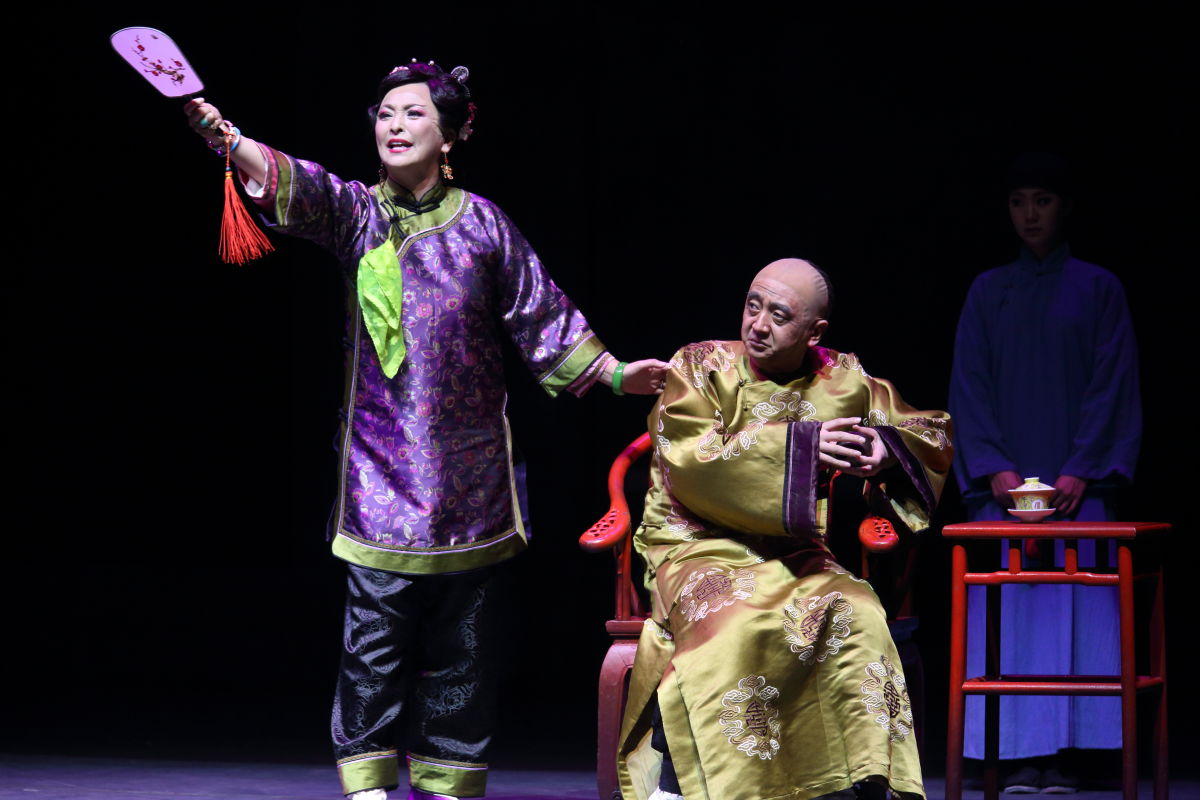 话剧王府井排空舞台摄影作品