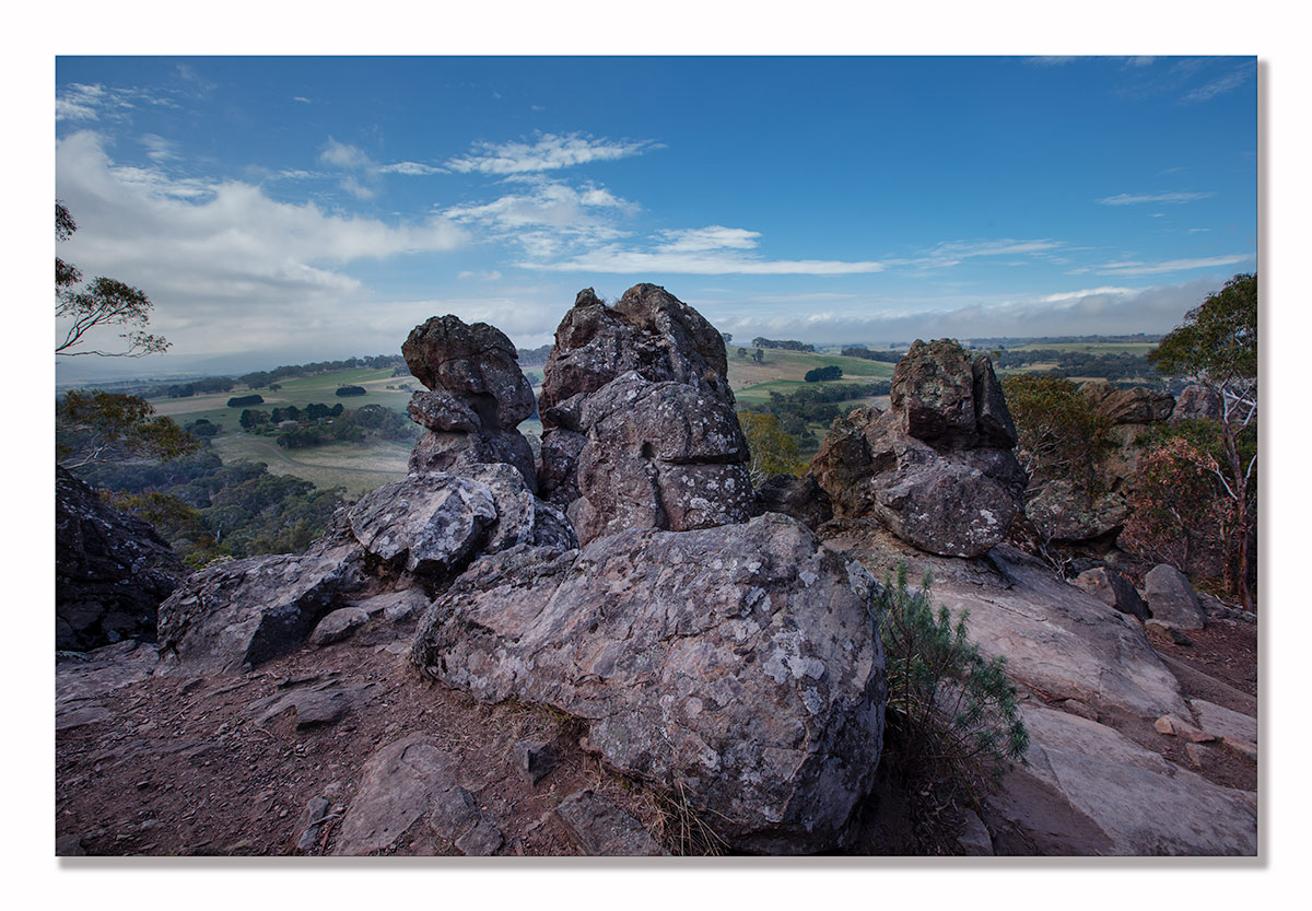 山侧,其实就是一座乱石岗,和周边其他葱郁的地貌截然不同,且乱石形状