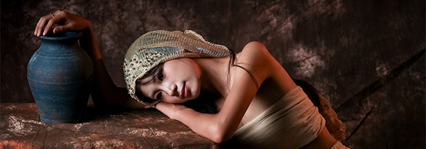 一组油画风格美女人像 II