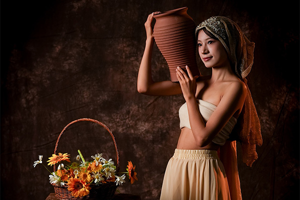 一组油画风格美女人像 II